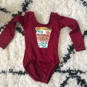 2/3T leotard from small shop